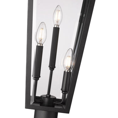 Z-Lite 144.75" High Gannon 3 Light Outdoor Post Mount Fixture image 3