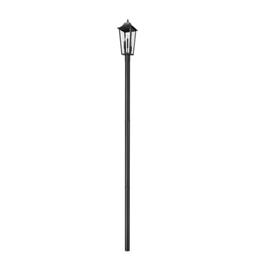 Z-Lite 144.75" High Gannon 3 Light Outdoor Post Mount Fixture image 4