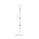 Z-Lite 149.5" High Gannon 3 Light Outdoor Post Mount Fixture image 7