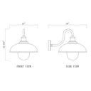 Z-Lite 15.5" High RLM 1 Light Outdoor Wall image 7