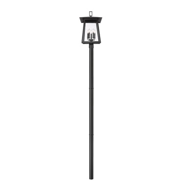 Z-Lite 15.5" Rainer Glass 5 Light Outdoor Post Mounted Fixture image 2