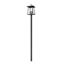 Z-Lite 15.5" Rainer Glass 5 Light Outdoor Post Mounted Fixture image