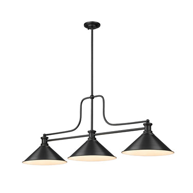 Z-Lite 15" Melange 3 Light Billiard Light image 1