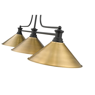 Z-Lite 15" Melange 3 Light Billiard Light image 11