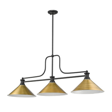 Z-Lite 15" Melange 3 Light Billiard Light image 14