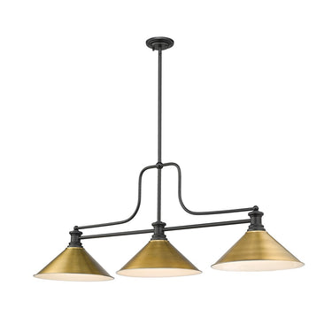 Z-Lite 15" Melange 3 Light Billiard Light image 2