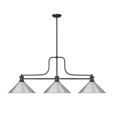 Z-Lite 15" Melange 3 Light Billiard Light image 3