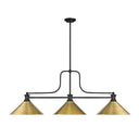 Z-Lite 15" Melange 3 Light Billiard Light image 5