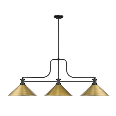 Z-Lite 15" Melange 3 Light Billiard Light image 5