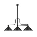 Z-Lite 15" Melange 3 Light Billiard Light image 7