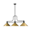 Z-Lite 15" Melange 3 Light Billiard Light image 8