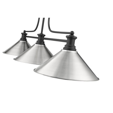 Z-Lite 15" Melange 3 Light Billiard Light image 9