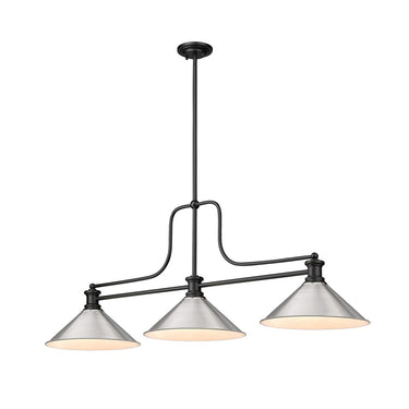 Z-Lite 15" Melange 3 Light Billiard Light image