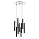 Z-Lite 16" Forest Steel 9 Light Chandelier image 10