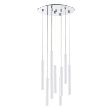 Z-Lite 16" Forest Steel 9 Light Chandelier image 11