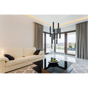 Z-Lite 16" Forest Steel 9 Light Chandelier image 13