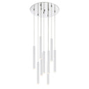 Z-Lite 16" Forest Steel 9 Light Chandelier image 3