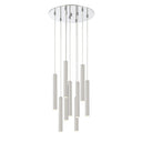 Z-Lite 16" Forest Steel 9 Light Chandelier image 4