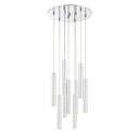 Z-Lite 16" Forest Steel 9 Light Chandelier image 5