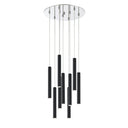 Z-Lite 16" Forest Steel 9 Light Chandelier image 6