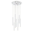 Z-Lite 16" Forest Steel 9 Light Chandelier image 7
