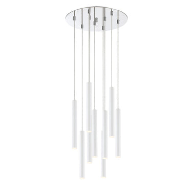 Z-Lite 16" Forest Steel 9 Light Chandelier image 7