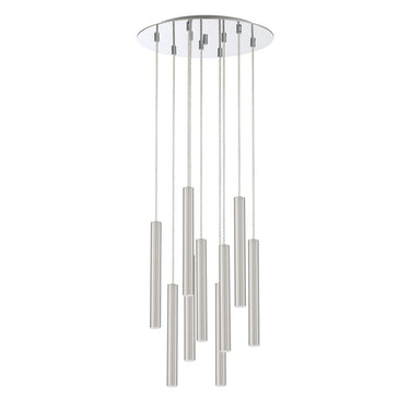 Z-Lite 16" Forest Steel 9 Light Chandelier image 8