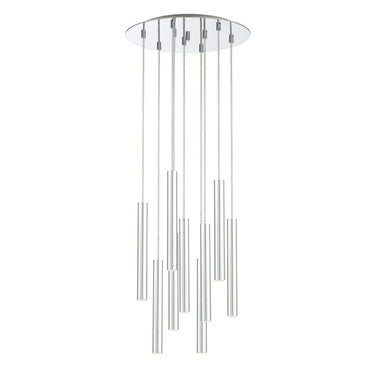 Z-Lite 16" Forest Steel 9 Light Chandelier image 9