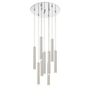 Z-Lite 16" Forest Steel 9 Light Chandelier image