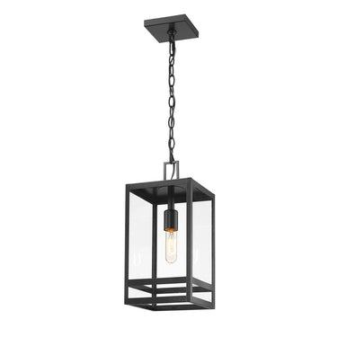 Z-Lite 16" High Nuri 1 Light Outdoor Chain Mount Ceiling Fixture image 2