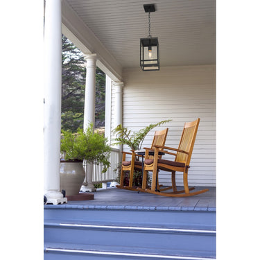 Z-Lite 16" High Nuri 1 Light Outdoor Chain Mount Ceiling Fixture image 5