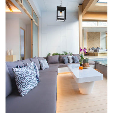 Z-Lite 16" High Nuri 1 Light Outdoor Chain Mount Ceiling Fixture image 6