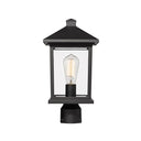 Z-Lite 16" High Portland 1 Light Outdoor Post Mount Fixture image 2