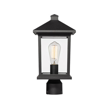Z-Lite 16" High Portland 1 Light Outdoor Post Mount Fixture image 2