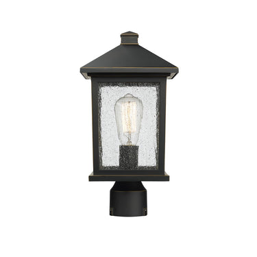 Z-Lite 16" High Portland 1 Light Outdoor Post Mount Fixture image 3