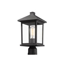 Z-Lite 16" High Portland 1 Light Outdoor Post Mount Fixture image