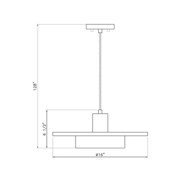 Z-Lite 16" Ludo 1 Light Pendant image 21