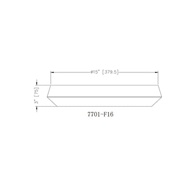 Z-Lite 16" Quasars 1 Light Flush Mount image 28