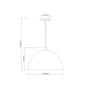 Z-Lite 16" Vega 1 Light Pendant image 14