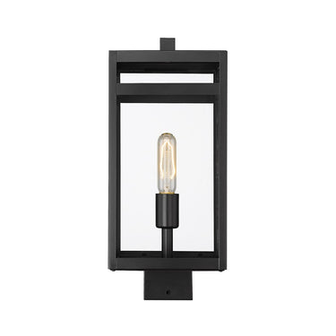 Z-Lite 17.5" High Nuri 1 Light Outdoor Post Mount Fixture image 1