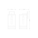Z-Lite 17.5" High Nuri 1 Light Outdoor Wall image 7