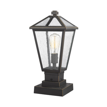 Z-Lite 17.5" High Talbot 1 Light Outdoor Pier Mounted Fixture image 1