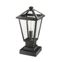 Z-Lite 17.5" High Talbot 1 Light Outdoor Pier Mounted Fixture image 4