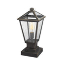 Z-Lite 17.5" High Talbot 1 Light Outdoor Pier Mounted Fixture image 5