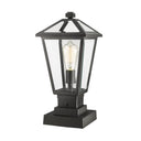 Z-Lite 17.5" High Talbot 1 Light Outdoor Pier Mounted Fixture image