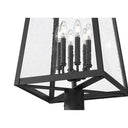 Z-Lite 17.5" Rainer Glass 6 Light Outdoor Post Mounted Fixture image 3