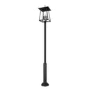 Z-Lite 17.5" Rainer Glass 6 Light Outdoor Post Mounted Fixture image 4