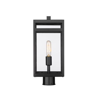 Z-Lite 17.75" High Nuri 1 Light Outdoor Post Mount Fixture image 1