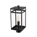 Z-Lite 17.75" High Nuri 1 Light Outdoor Post Mount Fixture image 2
