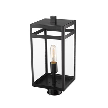 Z-Lite 17.75" High Nuri 1 Light Outdoor Post Mount Fixture image 2